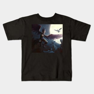 Harpy moon Kids T-Shirt